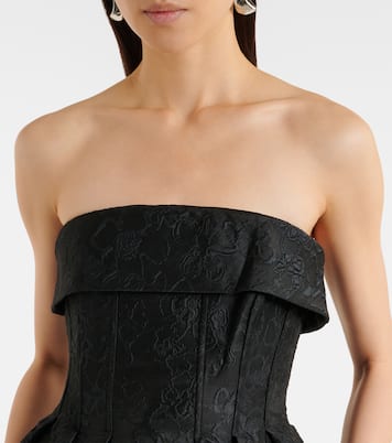Abito midi Esther in jacquard | Rebecca Vallance