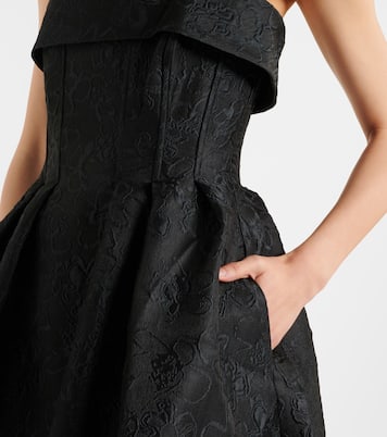 Abito midi Esther in jacquard | Rebecca Vallance