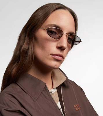 Ovale Sonnenbrille | Miu Miu
