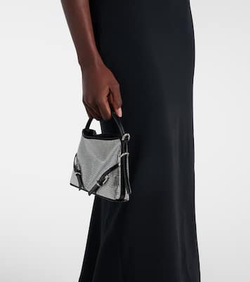 Borsa a spalla Voyou Nano con cristalli | Givenchy