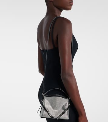 Schultertasche Voyou Nano mit Kristallen | Givenchy