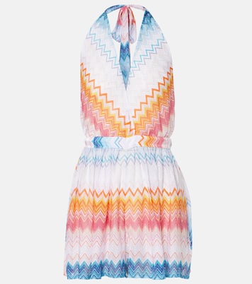 Mono en zigzag con cuello halter | Missoni