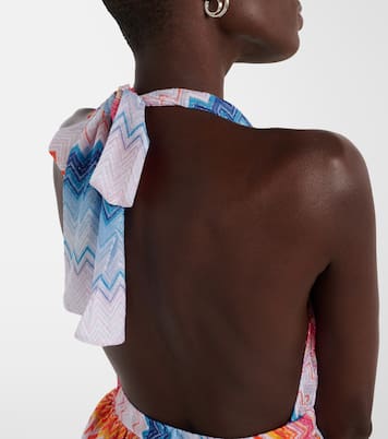 Mono en zigzag con cuello halter | Missoni