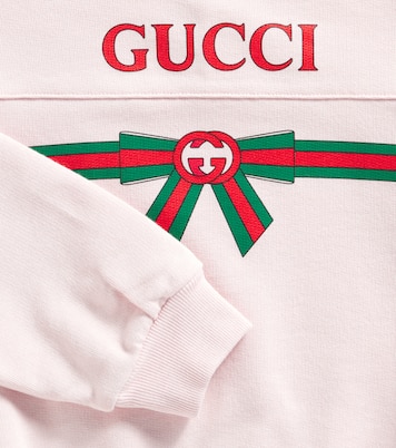 Felpa in cotone con logo | Gucci Kids