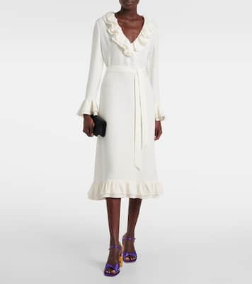 Vestido midi de Cady Couture | Valentino