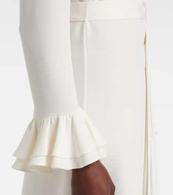 Vestido midi de Cady Couture | Valentino