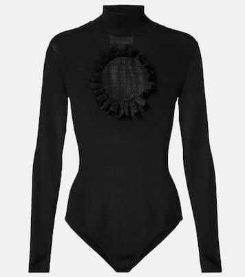 x Christopher Kane - Body con pizzo e cut-out | Self-Portrait