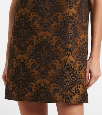Abito corto in misto lana jacquard | Max Mara