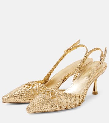 Pumps slingback Dylan in pelle metallizzata | Simkhai