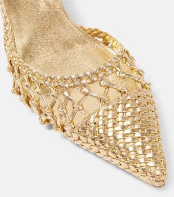 Pumps slingback Dylan in pelle metallizzata | Simkhai
