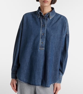 Blusa de denim | Brunello Cucinelli