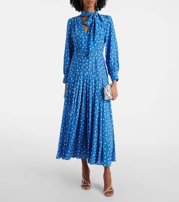 Abito lungo Marigold in seta | Rixo
