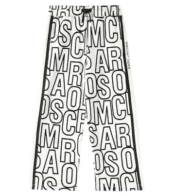 Pantalones deportivos de algodón con logo | Marc Jacobs Kids