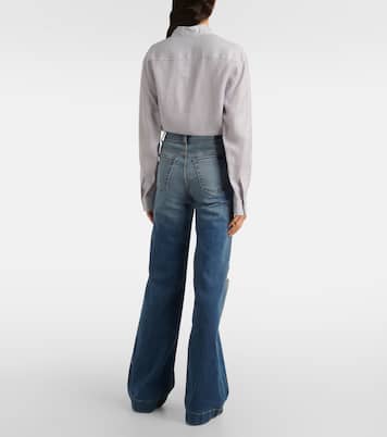 Jeans flared Modern Dojo a vita alta | 7 For All Mankind