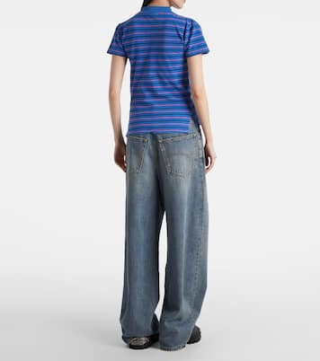 Polo in cotone a righe | Balenciaga