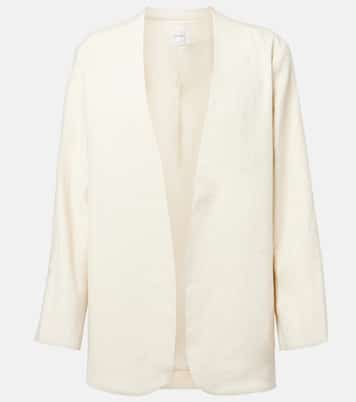 Belle linen-blend jacket | Leset