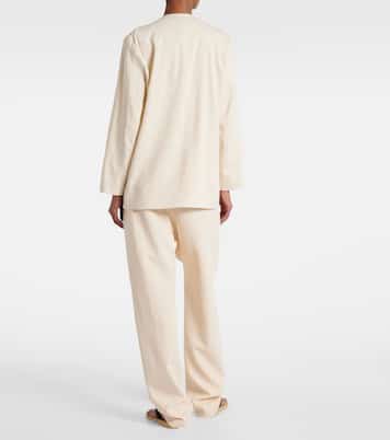 Belle linen-blend jacket | Leset