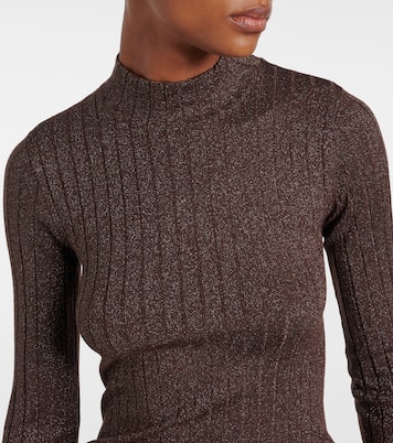 Ribbed-knit cashmere and silk-blend top | Brunello Cucinelli