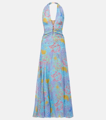 Robe longue imprimée | Versace
