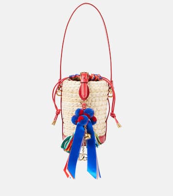Carla Medium raffia bucket bag | Dolce&Gabbana