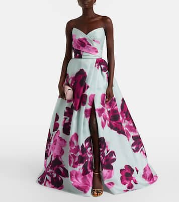 Robe aus Seidengazar  | Monique Lhuillier