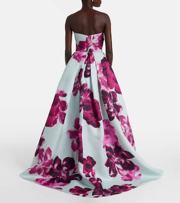 Robe aus Seidengazar  | Monique Lhuillier