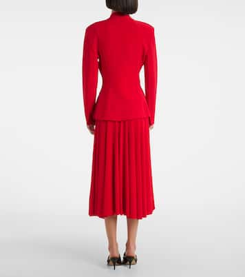Blazer de botonadura simple | Norma Kamali