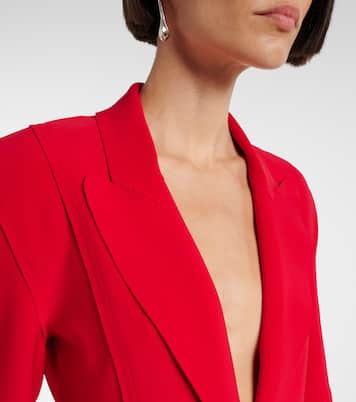 Blazer de botonadura simple | Norma Kamali
