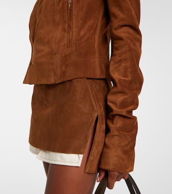 Jacke aus Veloursleder | Rick Owens