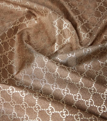 Pañuelo GG de sarga de seda | Gucci