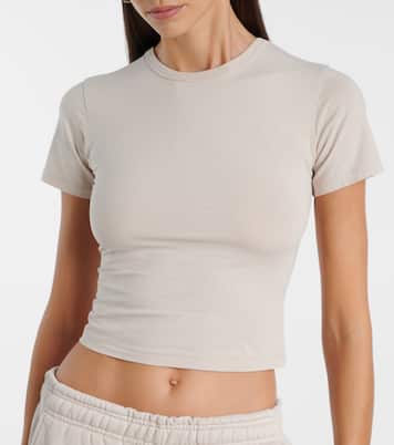 Micro cotton-blend T-shirt | Entire Studios