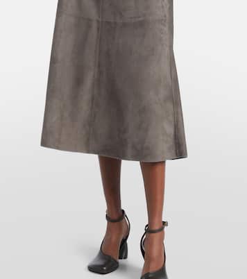 Gonna midi in suede | 'S Max Mara