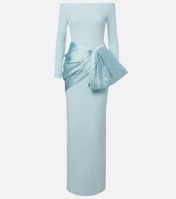 Kori satin-trimmed gown | Solace London