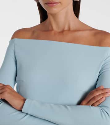 Kori satin-trimmed gown | Solace London