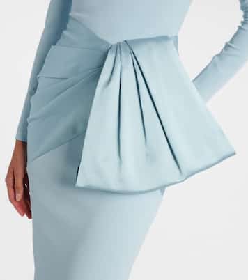 Kori satin-trimmed gown | Solace London