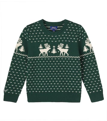 Cotton and wool-blend sweater | Polo Ralph Lauren Kids