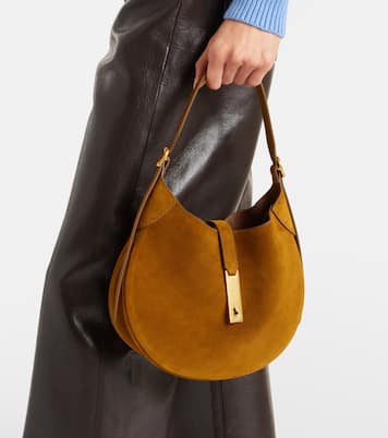 Schultertasche Polo ID Small aus Veloursleder | Polo Ralph Lauren