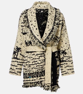 Ocean Whispers fringed wool-blend cardigan | Alanui