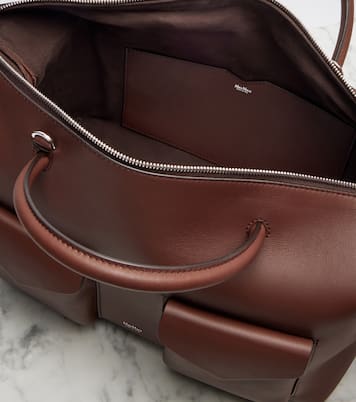 Large leather top-handle bag | Max Mara