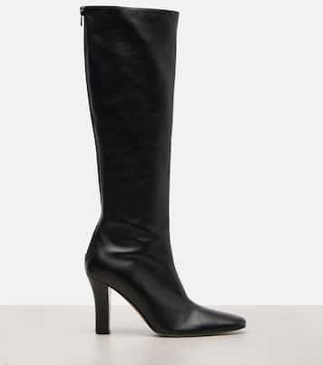 Mona leather knee-high boots | The Row
