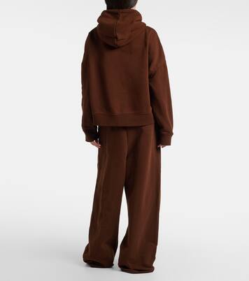 Thermal cotton fleece zip-up hoodie | Entire Studios