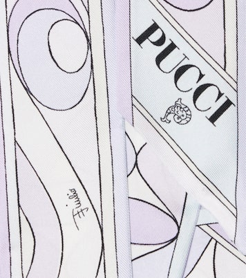 Manuba and Moiré silk twill scarf | Pucci