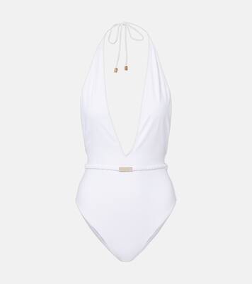 Halterneck jersey bodysuit | Gucci