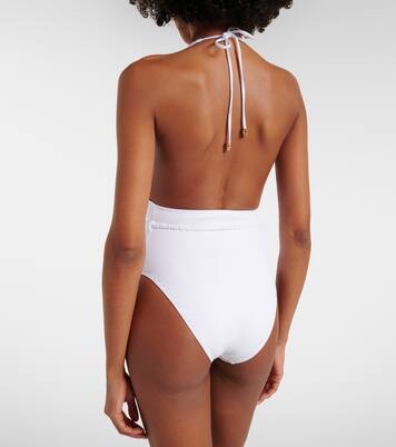 Halterneck jersey bodysuit | Gucci