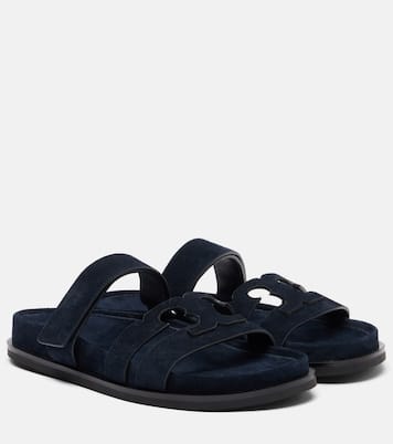 Pantoletten Ines aus Veloursleder | Tory Burch