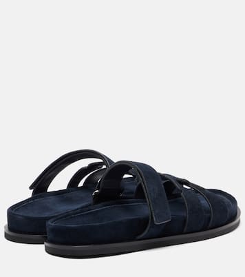 Pantoletten Ines aus Veloursleder | Tory Burch