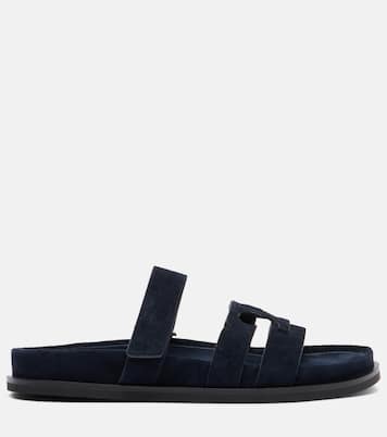 Pantoletten Ines aus Veloursleder | Tory Burch