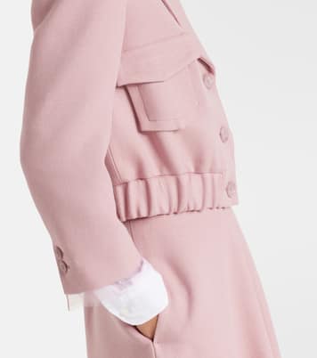 Layered Coolness organza-trimmed cropped jacket | Dorothee Schumacher