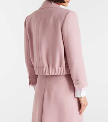 Layered Coolness organza-trimmed cropped jacket | Dorothee Schumacher