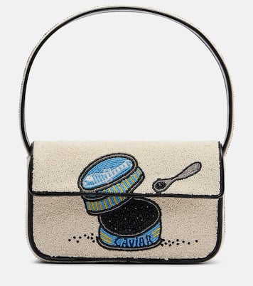 Tommy beaded shoulder bag | Staud